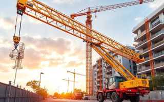 Автокраны в гражданском строительстве: применение в жилых комплексах