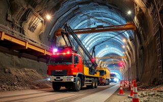 Автокраны в строительстве тоннелей: подземные работы с надежным помощником