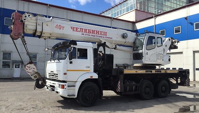 Автокран Челябинец 40 тонн
