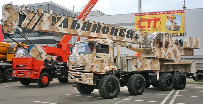 Автокран Ульяновец 50 тонн