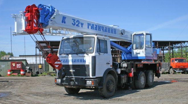 Автокраны 32 тонны