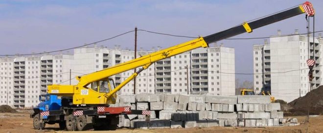 Автокраны в строительстве Екатеринбурга