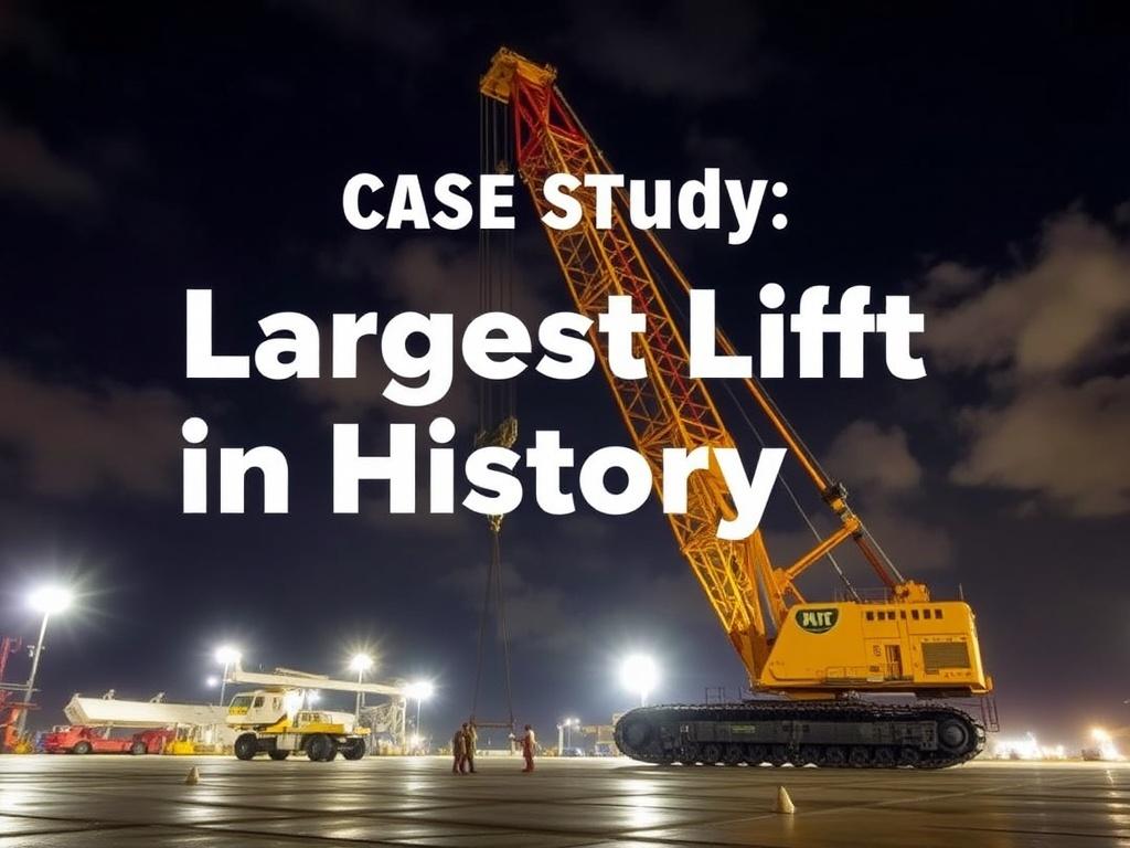     Case Study: The Largest Crane Lift in History. Future Outlook: Bigger Lifts on the Horizon?