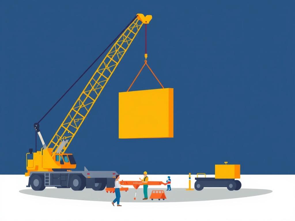     How to Perform a Double Crane Lift Safely. Step 2: Preparing the Site for the Double Crane Lift