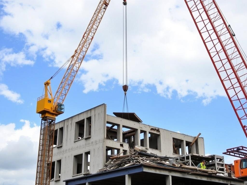     Using Cranes for Demolition Projects. Planning and Preparation for Crane Demolition