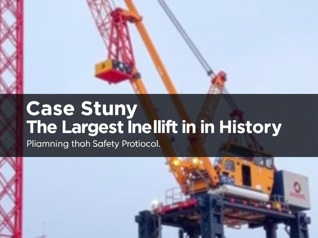     Case Study: The Largest Crane Lift in History. Planning and Safety Protocols