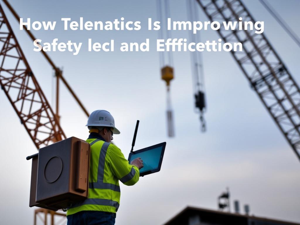     How Telematics Is Improving Crane Safety and Efficiency. Real-World Examples of Telematics in Crane Operations