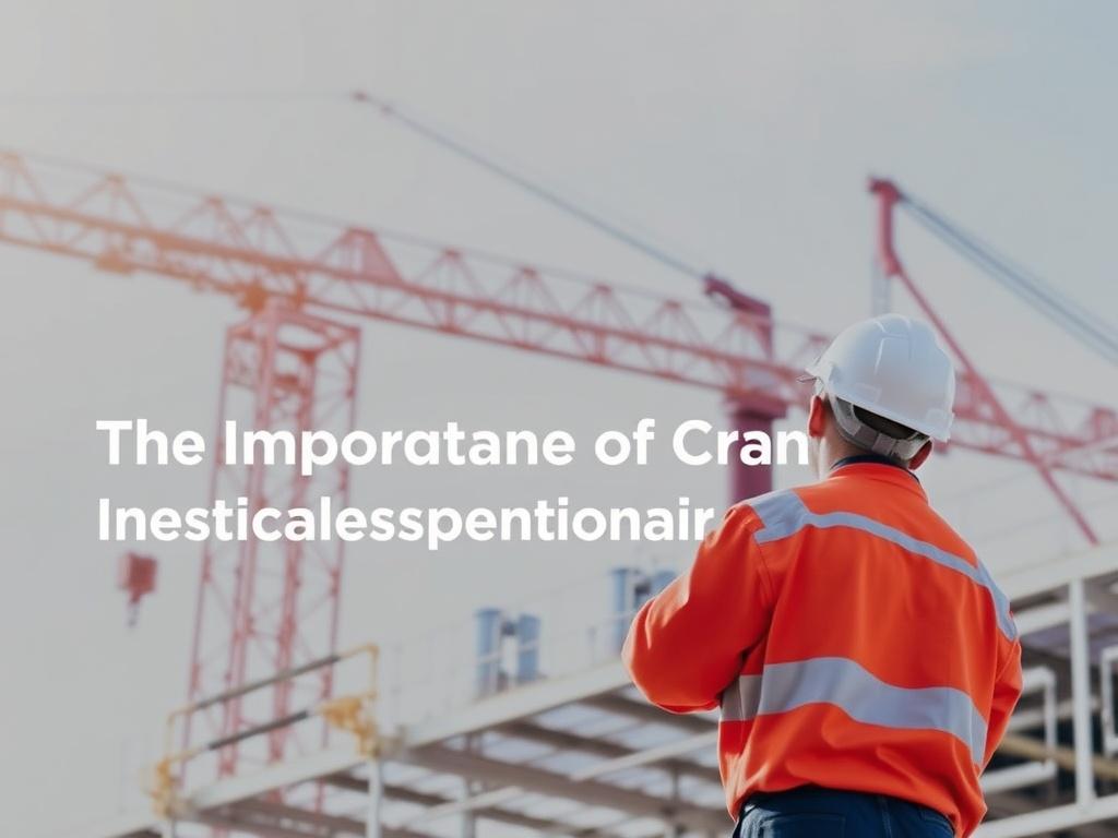     The Importance of Crane Inspections and Maintenance. The Role of Training and Safety Culture