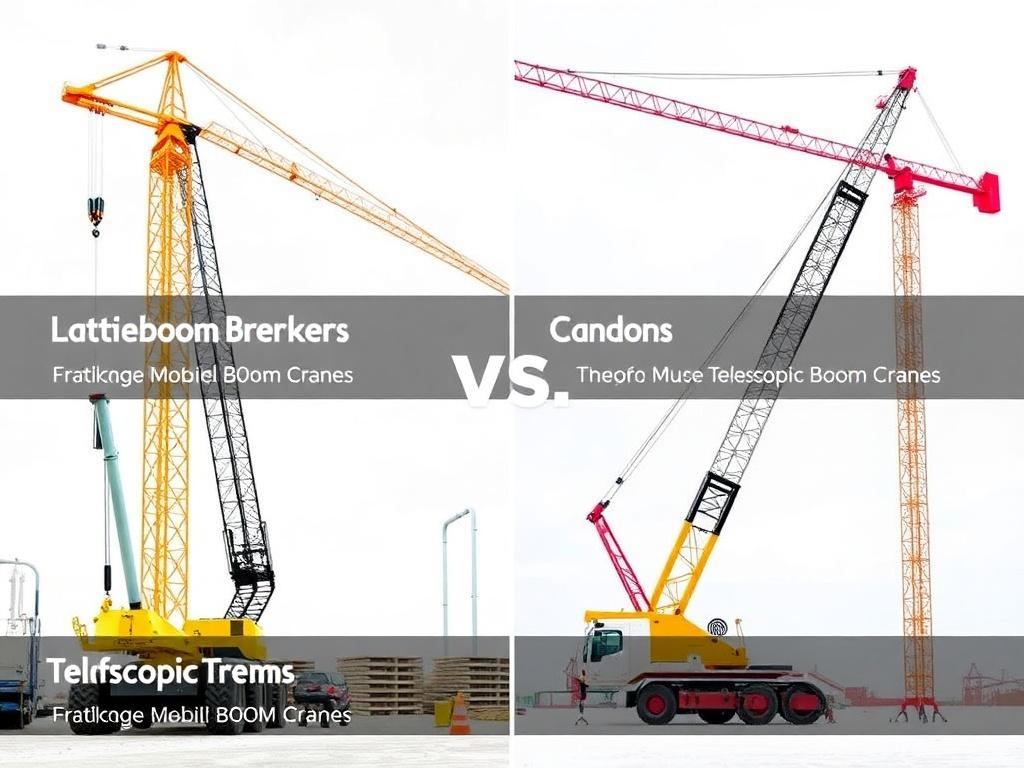     Lattice Boom Cranes vs. Telescopic Boom Cranes. Environmental and Space Considerations