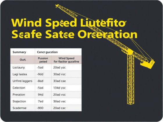Wind Speed Limits for Safe and Efficient Crane Operation Guidelines