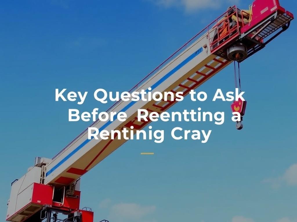     Key Questions to Ask Before Renting a Crane. Evaluating Crane Rental Companies