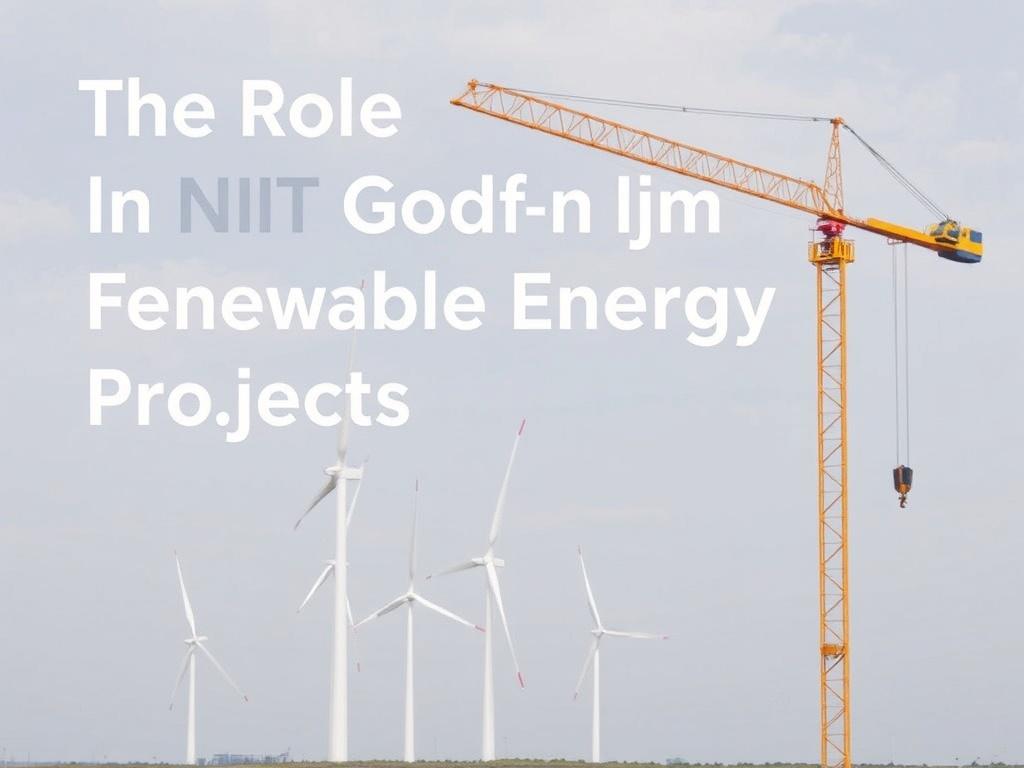     The Role of Cranes in Renewable Energy Projects. Future Outlook: Cranes and the Growth of Renewable Energy