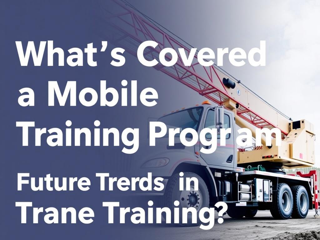     What’s Covered in a Mobile Crane Training Program?. Future Trends in Mobile Crane Training