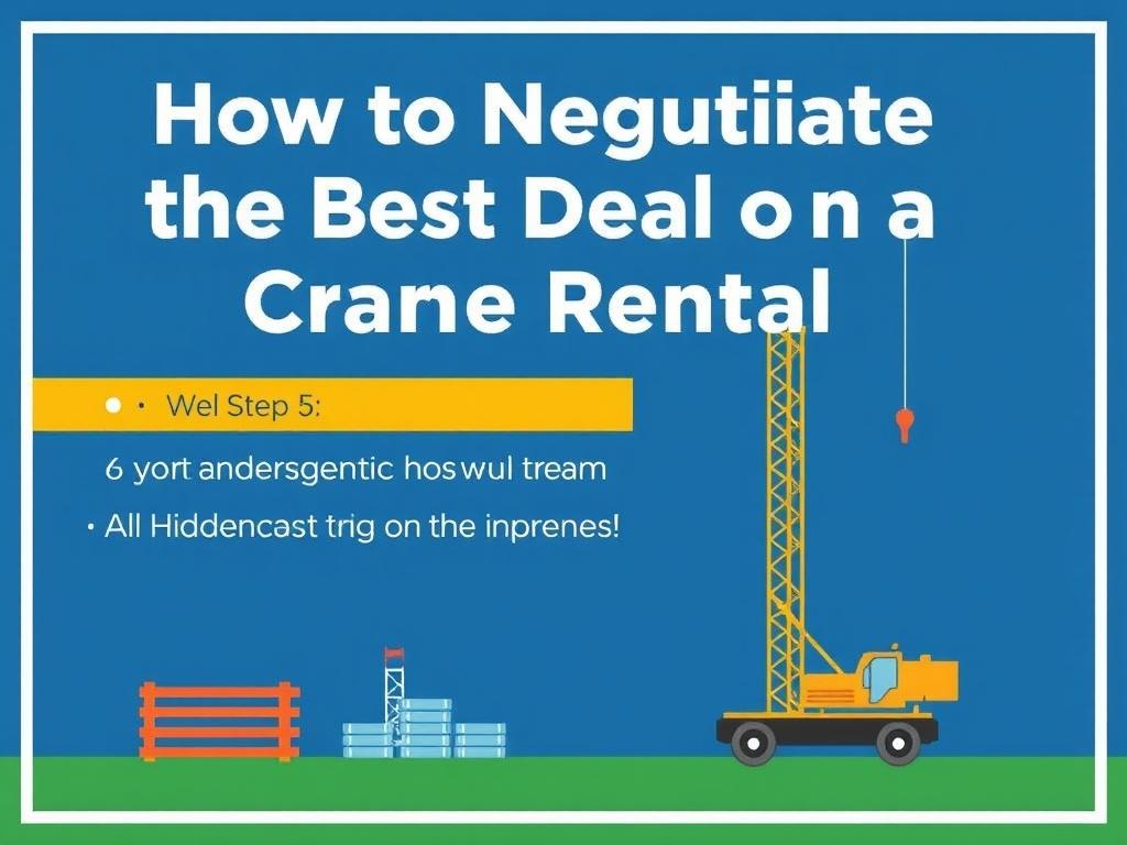     How to Negotiate the Best Deal on a Crane Rental. Step 5: Understand All Terms and Hidden Costs