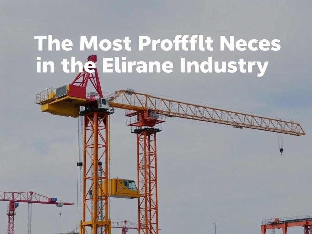     The Most Profitable Niches in the Crane Industry. Top Profitable Niches in the Crane Industry
