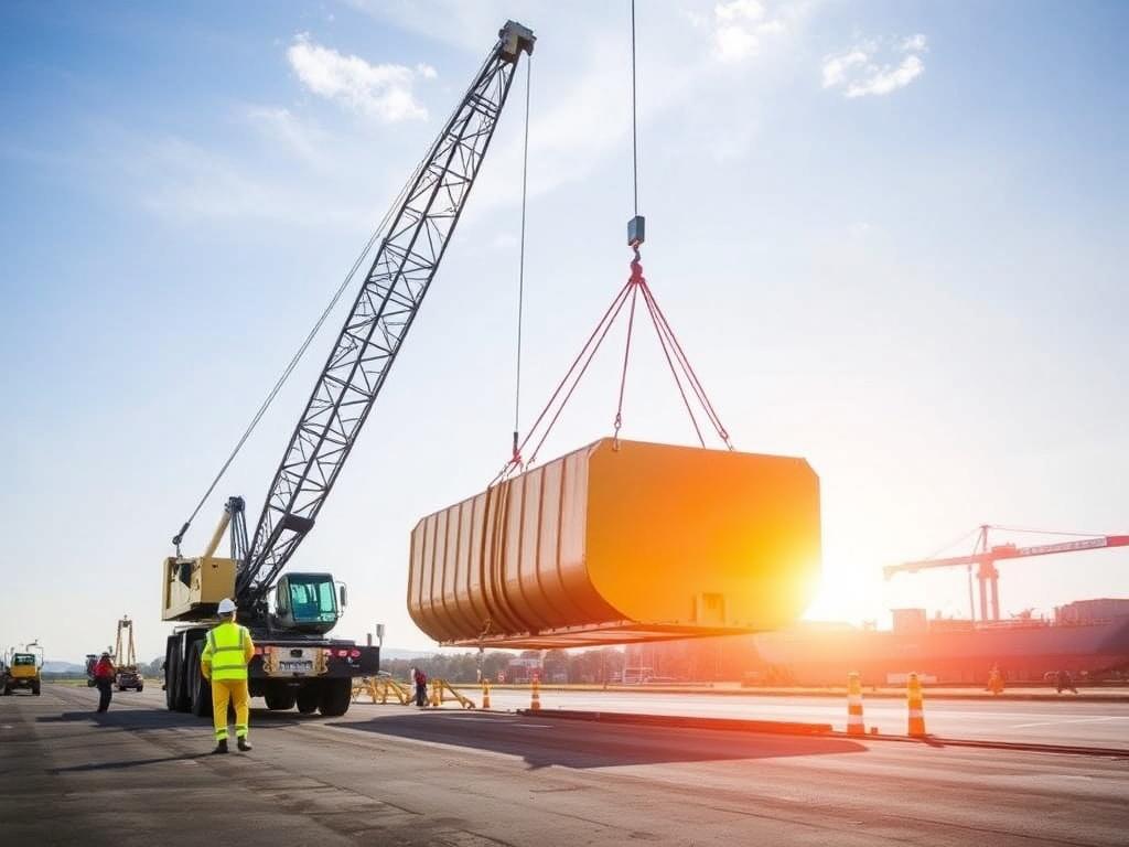     Kranfahren mit Anhängelast: Was ist zu beachten?. Stability during lifting operations after towing
