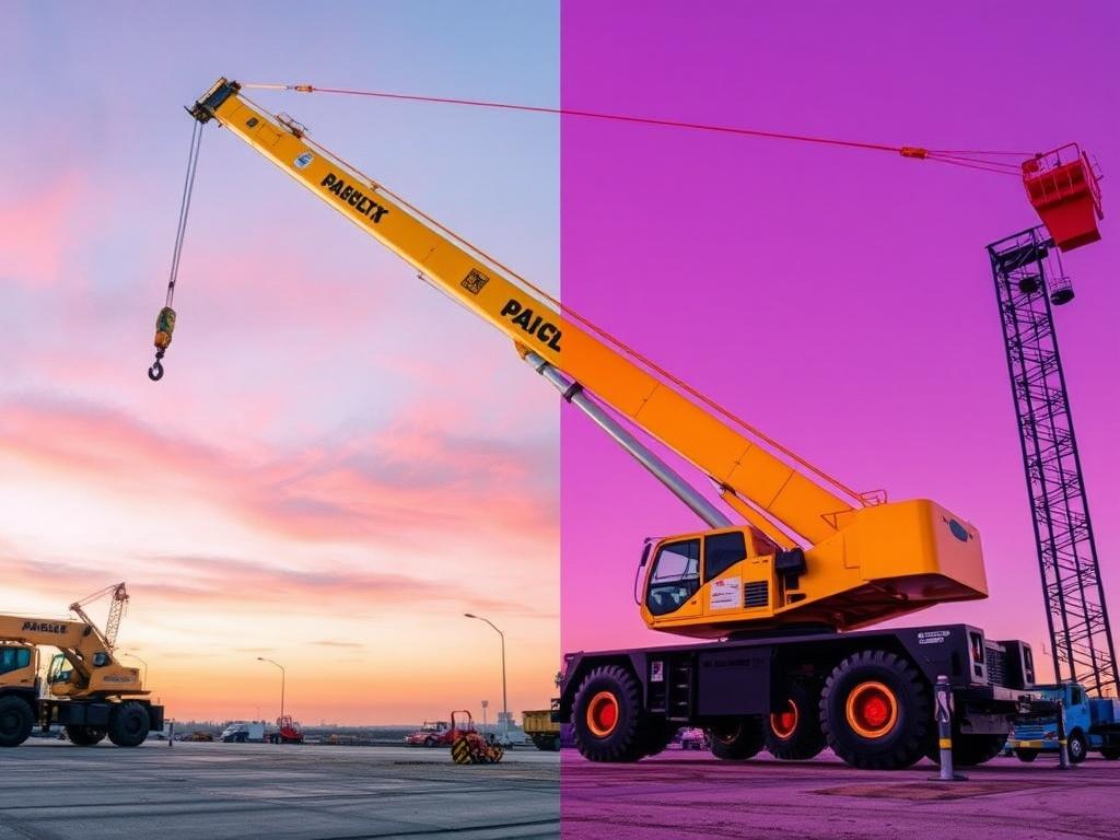 Les avantages d'une grue télescopique par rapport à une grue articulée.. Abschließende Empfehlungen für Projektleiter und Vermieter Les avantages d'une grue télescopique par rapport à une grue articulée.. Abschließende Empfehlungen für Projektleiter und Vermieter
