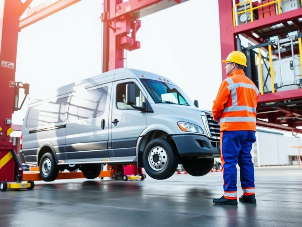 L'importance de la stabilité du véhicule pendant les opérations de levage.. Regulatorische Anforderungen und Normen L'importance de la stabilité du véhicule pendant les opérations de levage.. Regulatorische Anforderungen und Normen