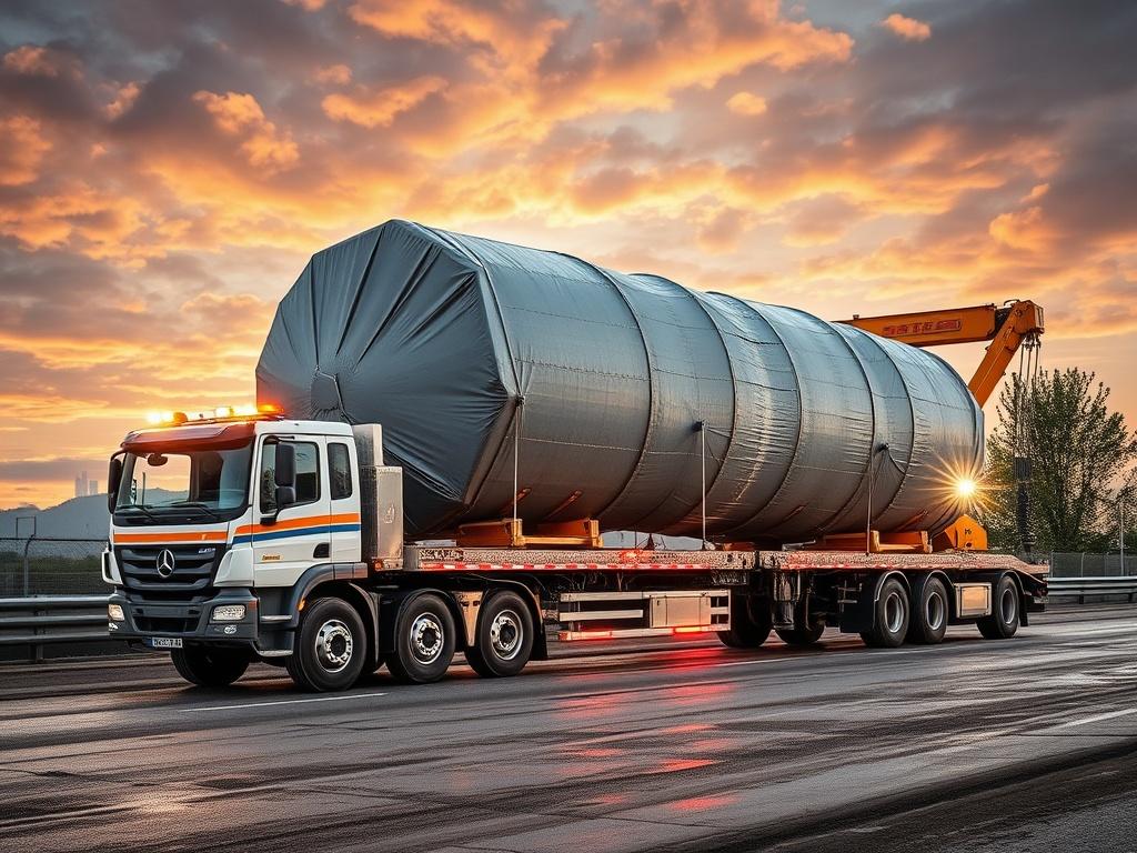     Schwerlasttransport: Planung und Durchführung mit einem Autokran.. Why Schwerlasttransport with an Autokran?
