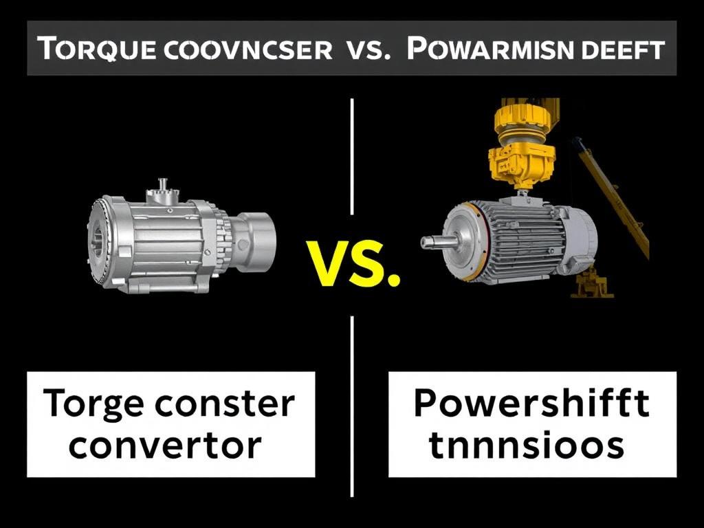     Convertidores de par vs. transmisiones powershift en grúas.. Ejemplos de especificaciones y comparación práctica