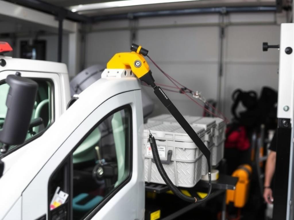 Les accessoires indispensables pour optimiser sa grue (palonniers, radios...).. Aspects pratiques : stockage, transport et traçabilité Les accessoires indispensables pour optimiser sa grue (palonniers, radios...).. Aspects pratiques : stockage, transport et traçabilité