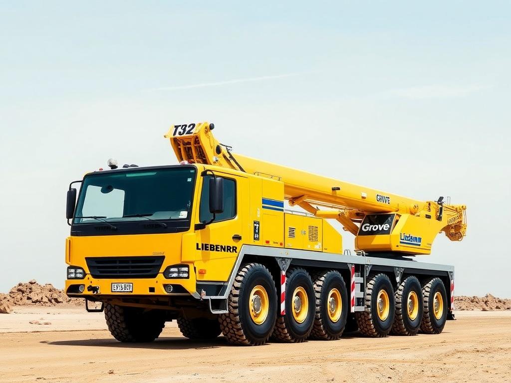     Principales fabricantes de grúas móviles: Liebherr, Tadano, Grove.. Perspectivas futuras: hacia grúas más inteligentes y sostenibles