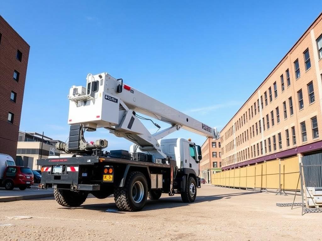     Choosing the Right Mobile Crane for the Job: All-Terrain vs. Rough-Terrain vs. Truck-Mounted.. Truck-Mounted: rapidez urbana y simplicidad logística