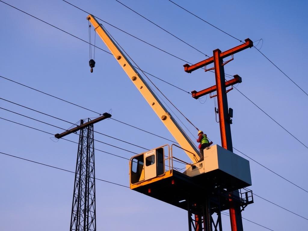     Operación segura de grúas cerca de líneas eléctricas.. Planificación previa: el corazón de una operación segura