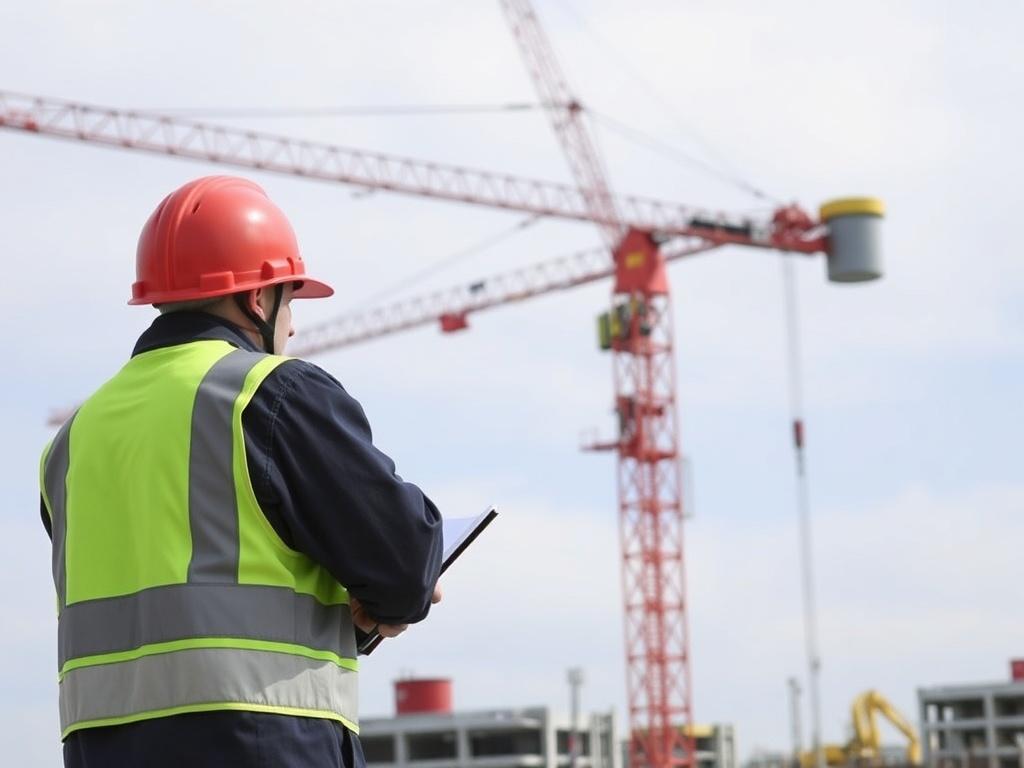     Sicherheit auf der Baustelle: Einweisung und Gefahrenbereich bei Kranarbeiten.. Rechtliche Grundlagen und Pflichten: Wer haftet, wer informiert?