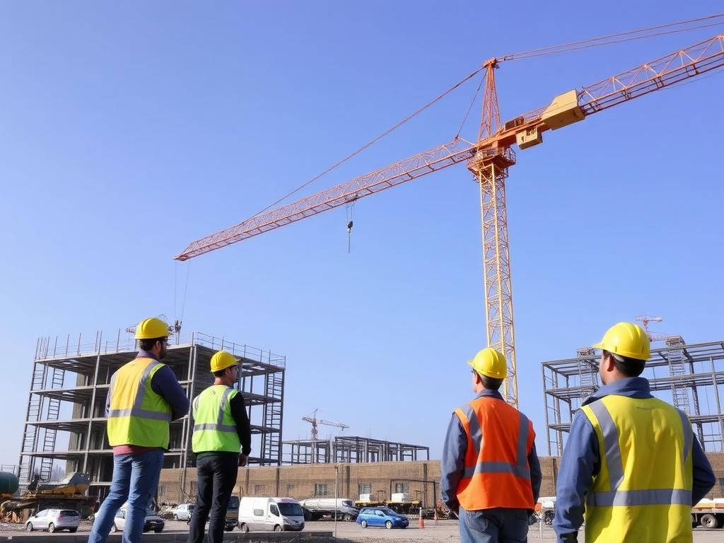     Sicherheit auf der Baustelle: Einweisung und Gefahrenbereich bei Kranarbeiten.. Ausrüstung, Prüfung und Wartung: Die Basis für sichere Kranarbeiten