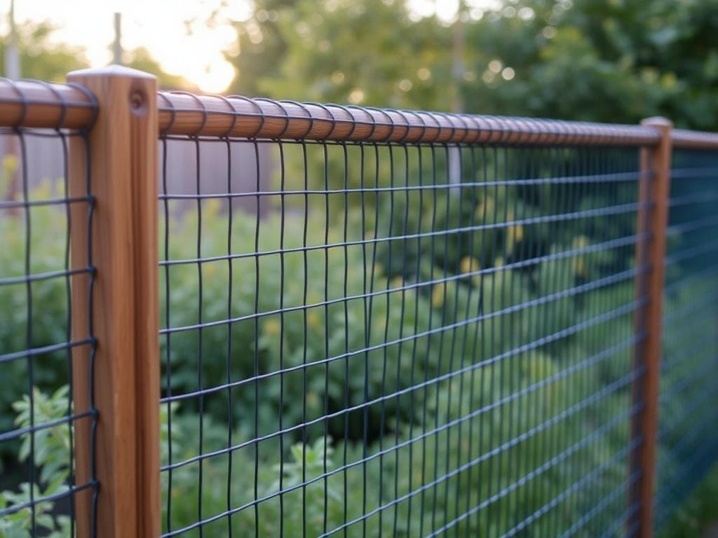 Заборы из сетки Гиттер с рейками: прочная и прозрачная граница для участка