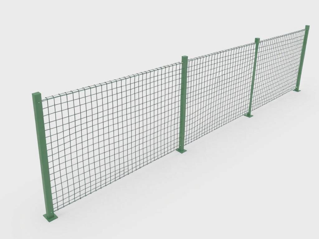 Забор из 3D‑сетки Гиттер с рейками: практично, быстро, красиво